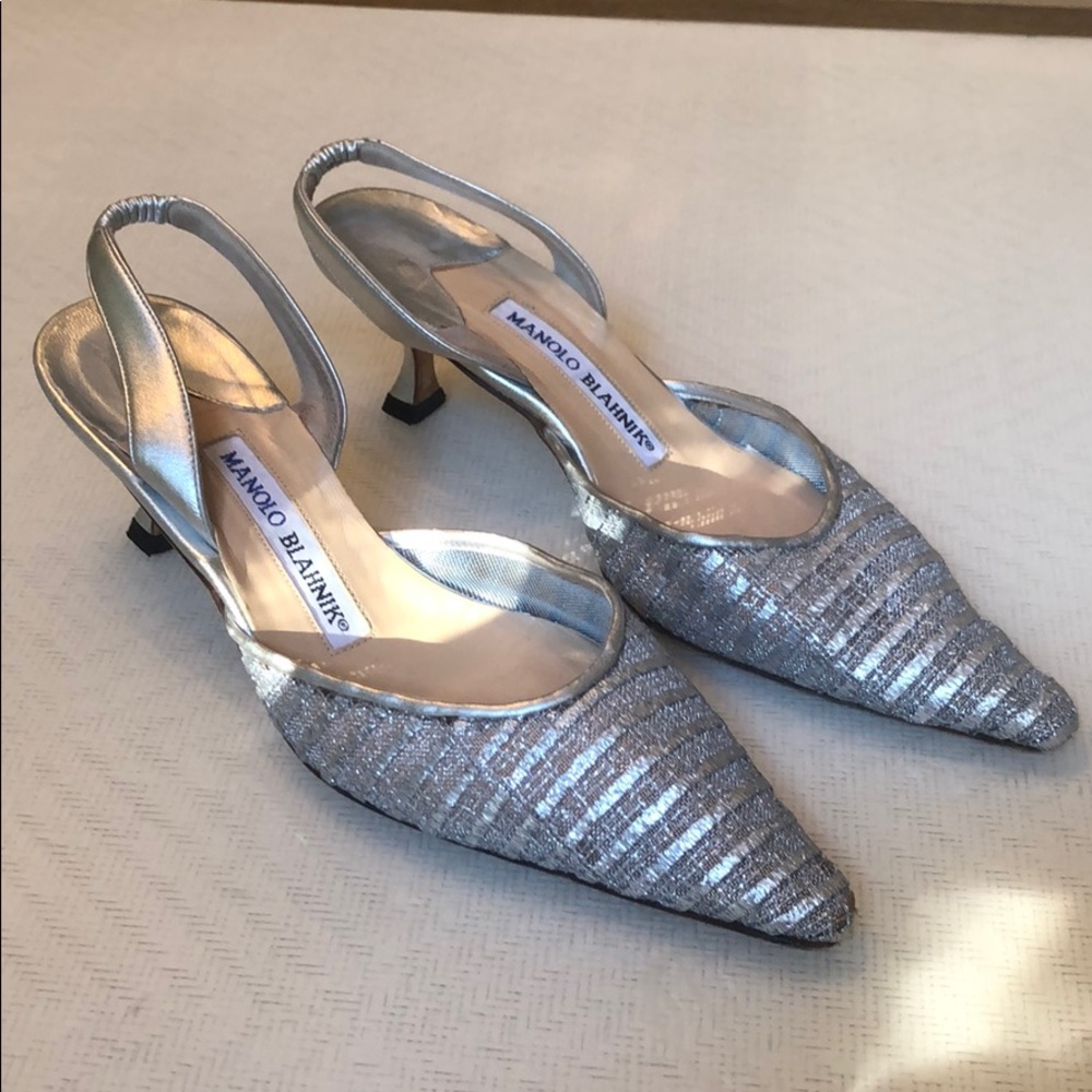 Manolo Blahnik halter shoe